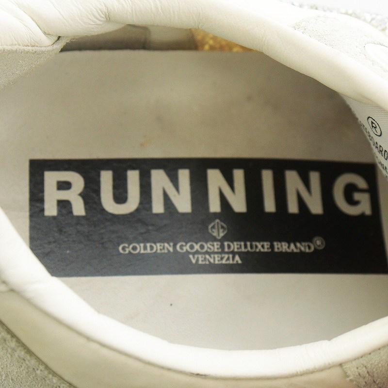 ゴールデングース GOLDEN GOOSE デラックス ブランド ランニング スニーカー シューズ 38 24.5cm オフホワイト｜vectorpremium｜04