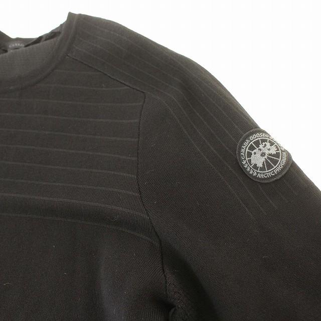 カナダグース CANADA GOOSE BLACK LABEL CONWAY CREW NECK SWEATER ニット ウール混 セーター 長袖 L 黒｜vectorpremium｜06