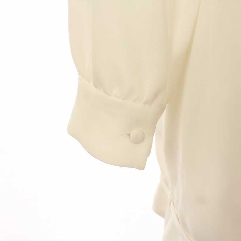 フォクシーニューヨーク FOXEY NEW YORK シャツ ブラウス 七分袖 プル 