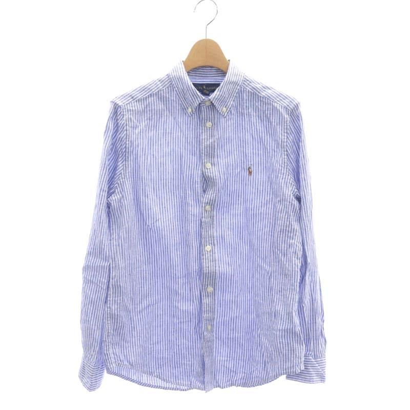 ラルフローレン RALPH LAUREN シャツ 長袖 前開き ストライプ ポニー  