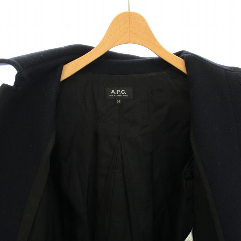 A.P.C.（アーペーセー） ステンカラーコート アウター ミドル ウール