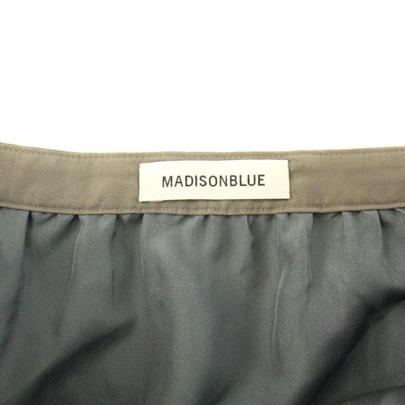 マディソンブルー MADISONBLUE 23SS ヴァイアスマキシスカートシルク VIAS MAXI SKIRT SILK ロング フレア 絹 02 M グレー レディース｜vectorpremium｜04