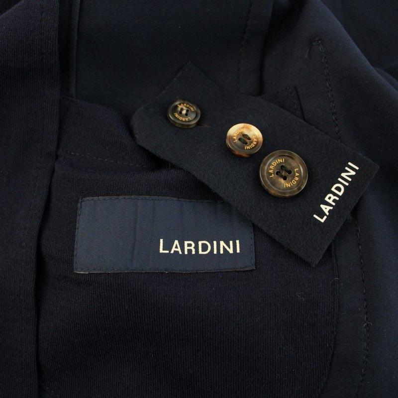 ラルディーニ LARDINI ライクニット LIKNIT テーラードジャケット シングル 2B サイドベンツ ウール 42 XS 紺 ネイビー /YT メンズ｜vectorpremium｜04