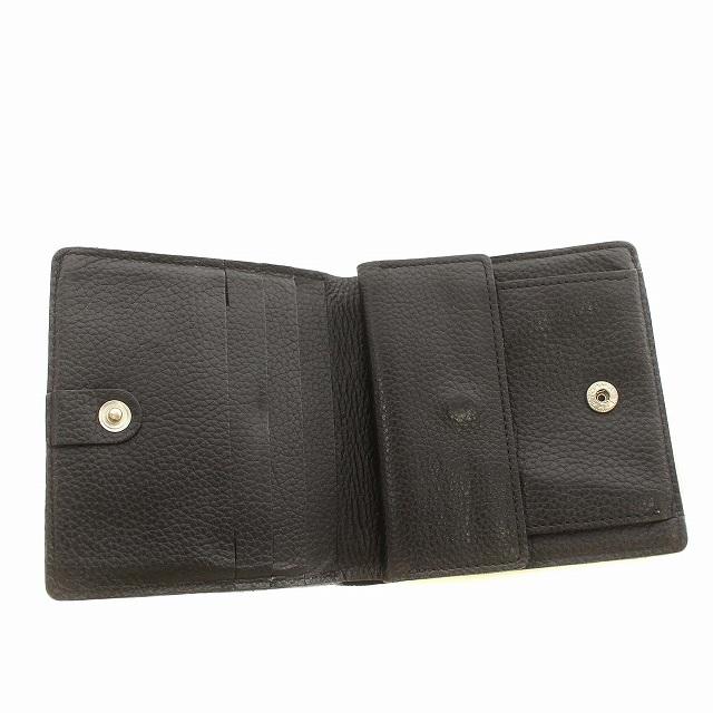 ホーボー hobo 財布 二つ折り レザー 黒 ブラック HB-W4006 BIFOLD WALLET SHRINK LEATHER /☆G メンズ｜vectorpremium｜05