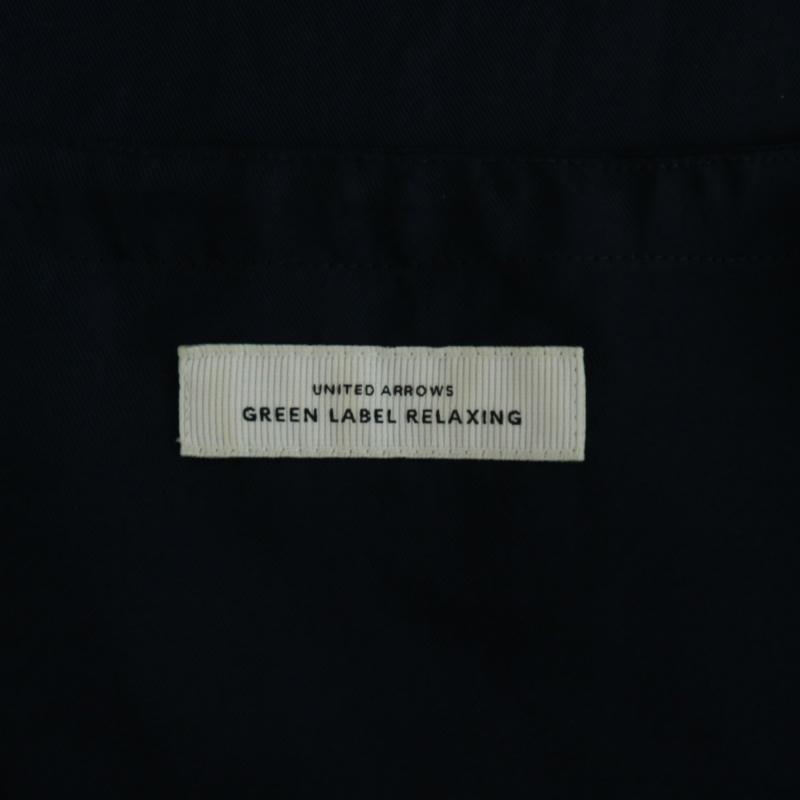 グリーンレーベルリラクシング ユナイテッドアローズ green label relaxing FFC 2PK Vネック ブラウス チュニック 紺 3611-105-1627｜vectorpremium｜08