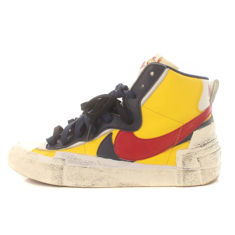 NIKE sacai Nike Blazer Mid Varsity Maize/Varsity Red スニーカー 
