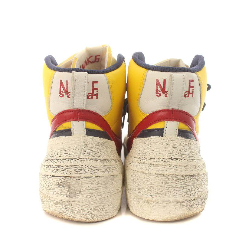 NIKE sacai Nike Blazer Mid Varsity Maize/Varsity Red スニーカー 