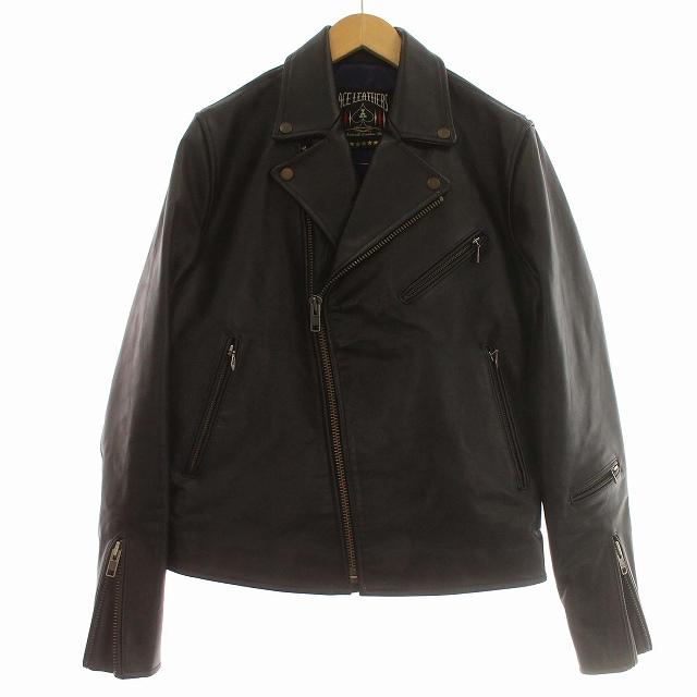 エースレザー ACE LEATHERS ライダース ジャケット ダブル レザー 