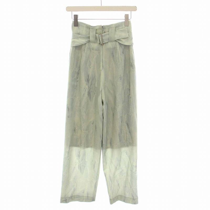 クラネ CLANE 18SS TINT EBRU TUCK PANTS タックパンツ プリント  