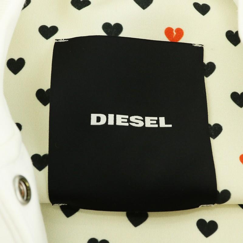 ディーゼル DIESEL ブルゾン ジャケット 袖切替 羊革 ラムレザー 