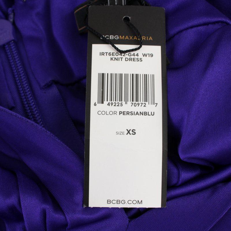 ビーシービージーマックスアズリア BCBGMAXAZRIA ドレス ワンピース ミニ丈 ノースリーブ 0 XS 紫 パープル /BM レディース｜vectorpremium｜05