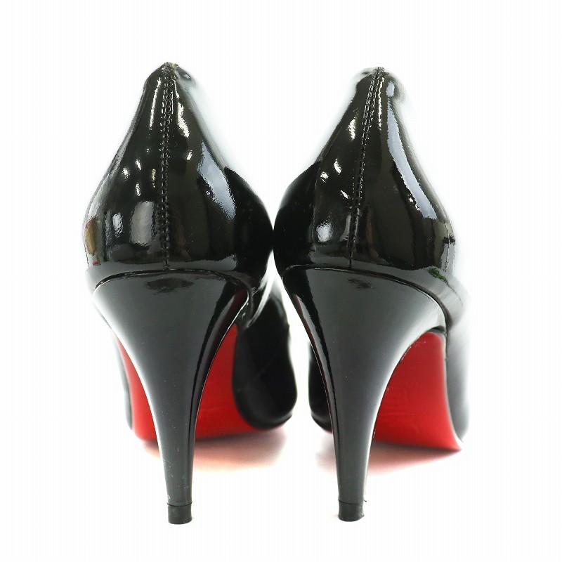 クリスチャンルブタン Christian louboutin パンプス オープントゥ 