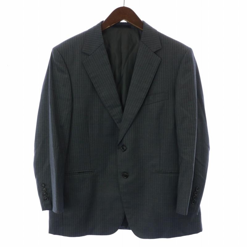 ロロピアーナ Loro Piana テーラードジャケット ウール ストライプ 総 