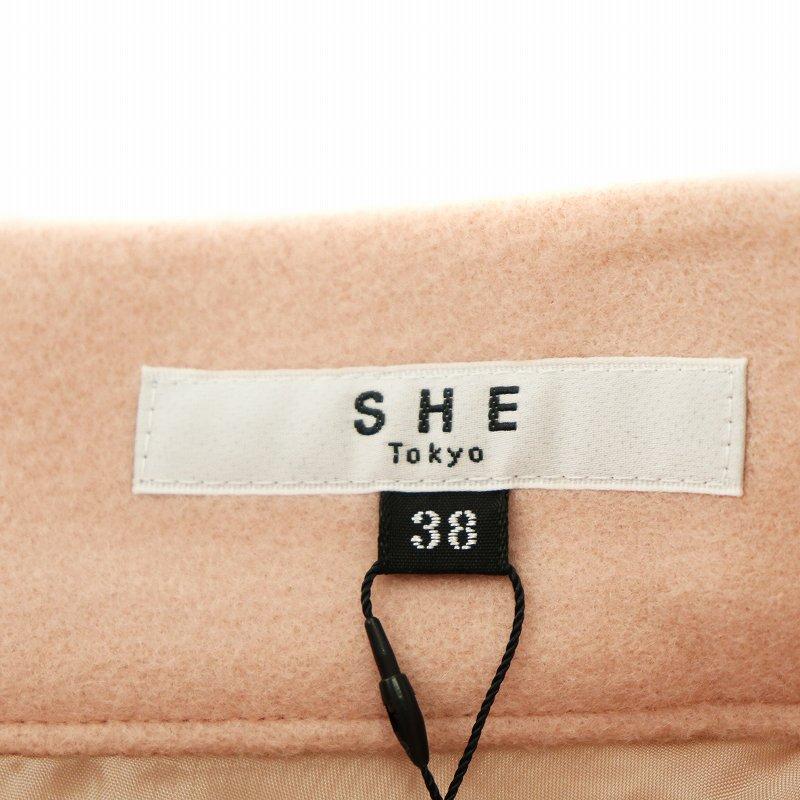 未使用品 シートーキョー SHE TOKYO 22AW Elisa wool フレアスカート 