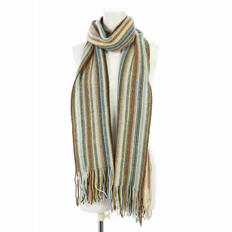 ジョンストンズオブエルガン Johnstons of Elgin マフラー フリンジ  