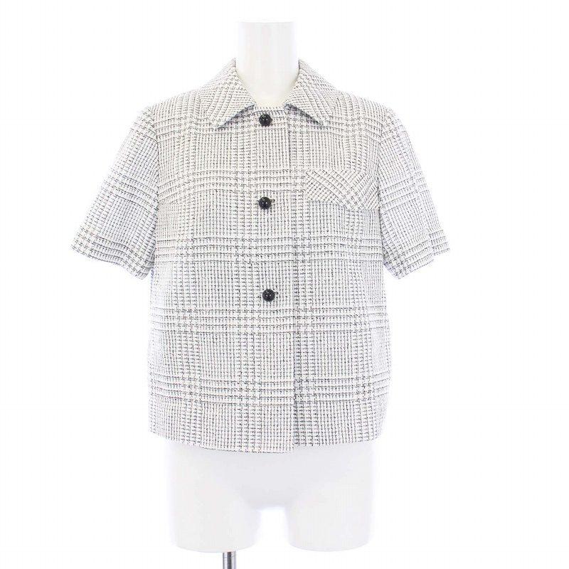 美品Rene ルネホワイト半袖ジャケット