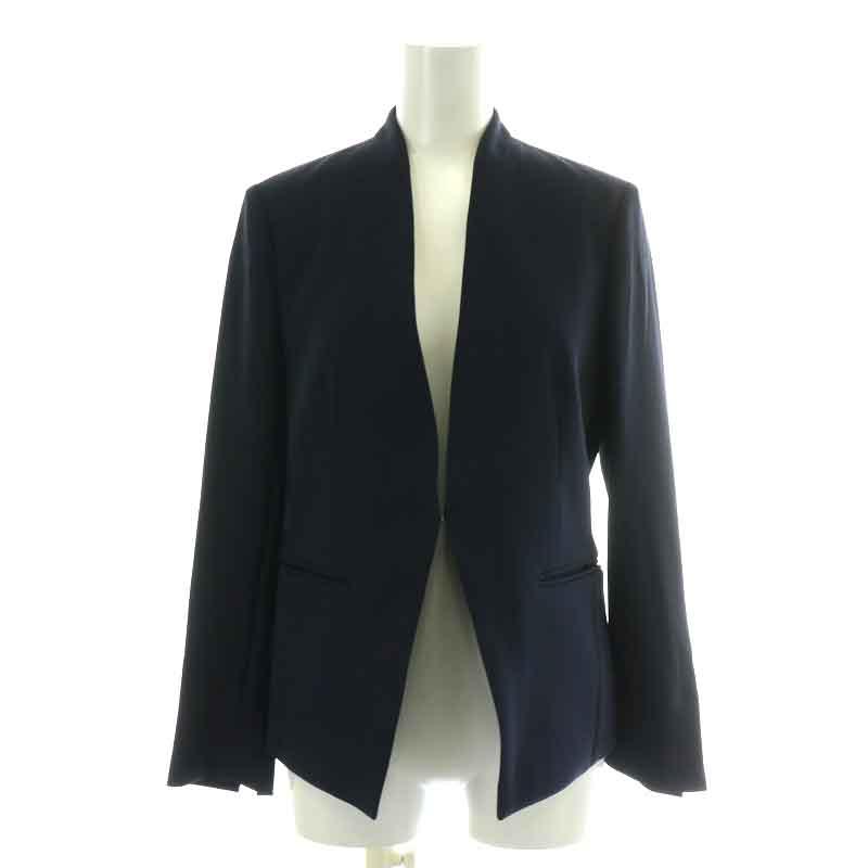 theory luxe セオリーリュクス ノーカラー ジャケット（36）ネイビー
