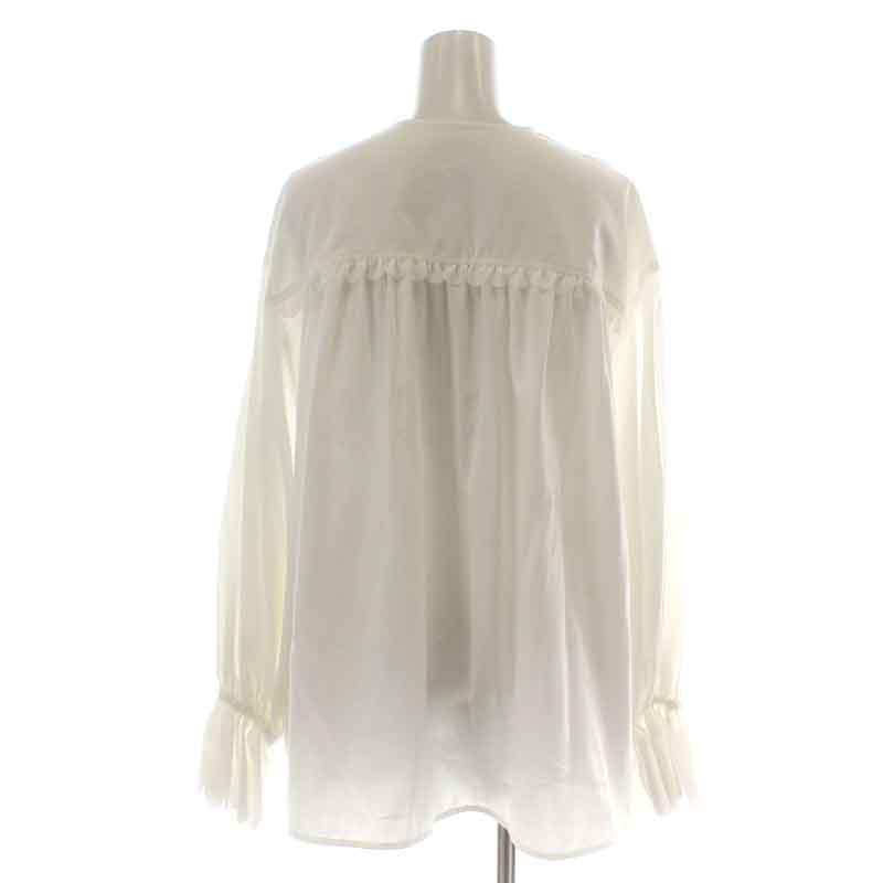 ヨリ yori 22AW スカラップカットワークブラウス 