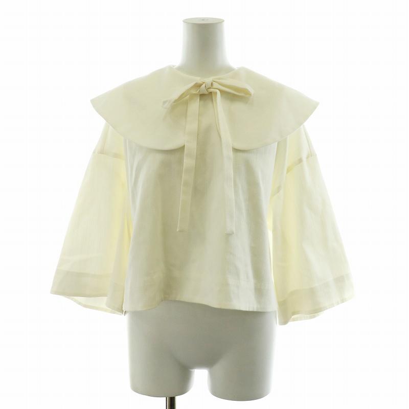 Yoriヨリブルーブラウス36 美品 Yoriヨリブルーブラウス36 美品 Yori