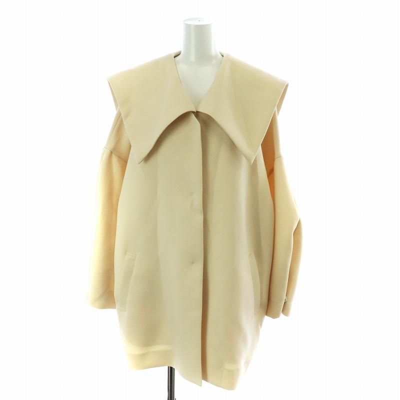 美品　リテン　セーラーカラーコート リテン LIten 24SS セーラーカラーコート ミドル丈 ビッグカラー