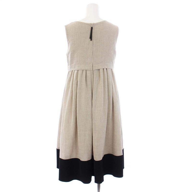 デイジーリンフォクシー DAISY LIN For FOXEY Beige x Black Dress  