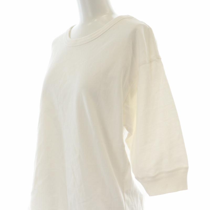 マーガレットハウエル MHL. 22SS NATURAL ROUGH COTTON JERSEY Tシャツ 