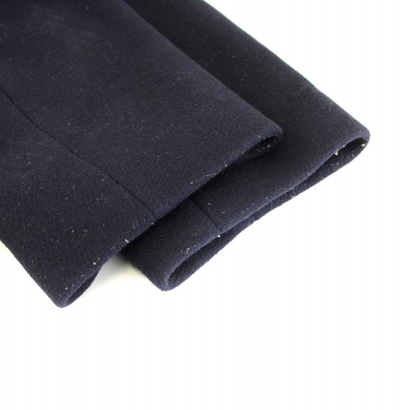 イエナ IENA MANTECO ノーカラーコート アウター ロング 34 XS 紺