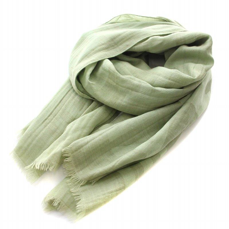 シャネル CHANEL ストール マフラー フリンジ ロゴ ジャガード  