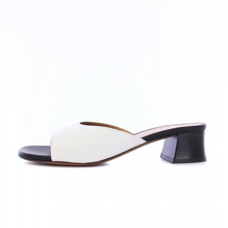 未使用品 マルニ MARNI Thong mules with leather heel トングサンダル 