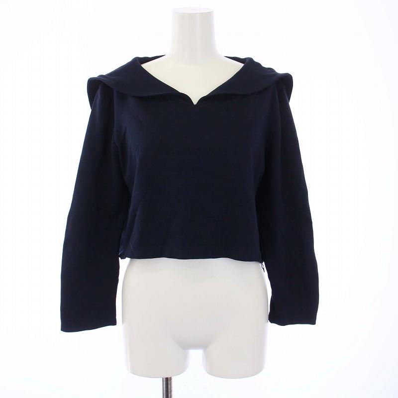美品 FOXEY NEWYORK フォクシー カットソー ハイネック ストレッチ 
