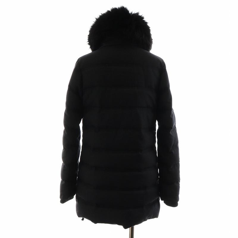 ファー2点DUVETICA ブラックダウンジャケット 38