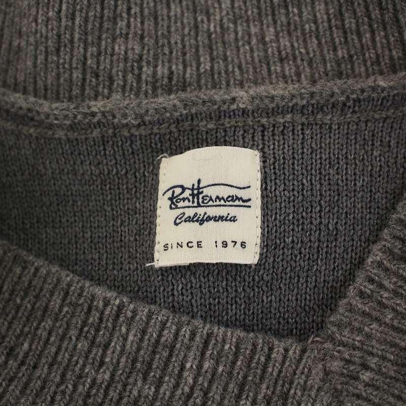 ロンハーマン Ron Herman 23AW ニットワンピース ミモレ ロング 長袖 V