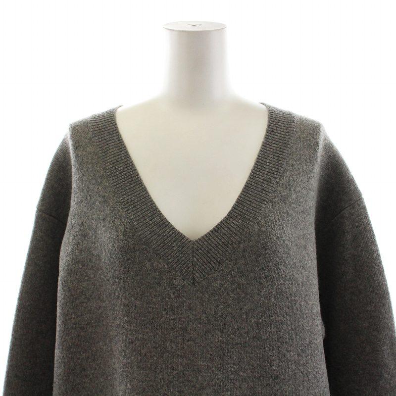 ロンハーマン Ron Herman 23AW ニットワンピース ミモレ ロング 長袖 V