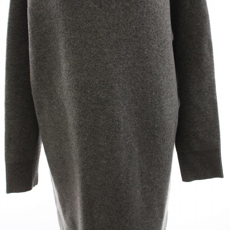 ロンハーマン Ron Herman 23AW ニットワンピース ミモレ ロング 長袖 V