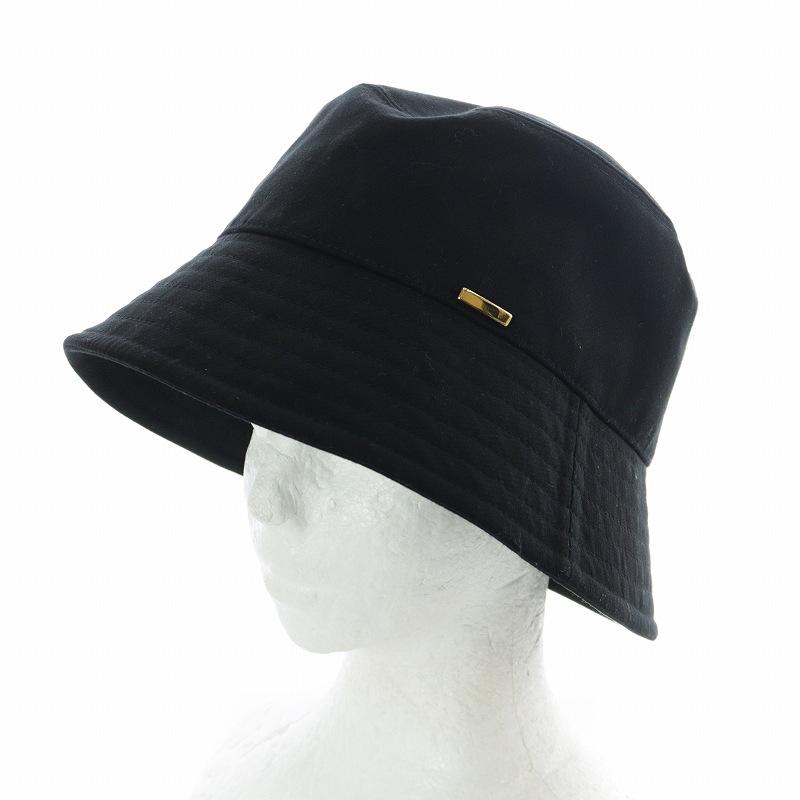 カシラ CA4LA バケットハット バケハ 帽子 ゴールド金具 黒 