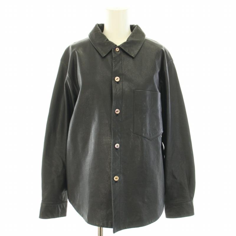 パラスパレス Pallas Palace ラムレザージャケット シャツ パラスパレス Pallas Palace ラムレザージャケット シャツ