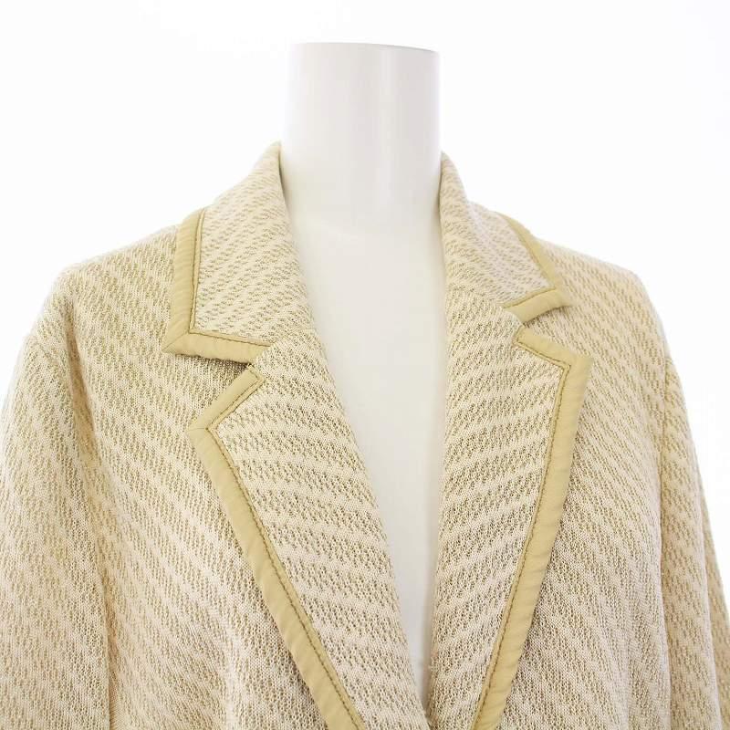 『LEONARD』レオナール (M) ニット切り替え ダブルテーラードジャケット LEONARD』レオナール (M) ニット切り替え ダブルテーラード