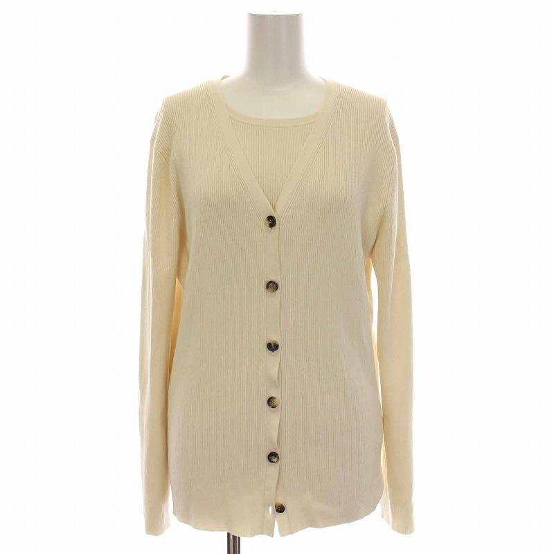 ドゥーズィエムクラス エブリデイアイライク 21SS Li/si RIB Vネック  