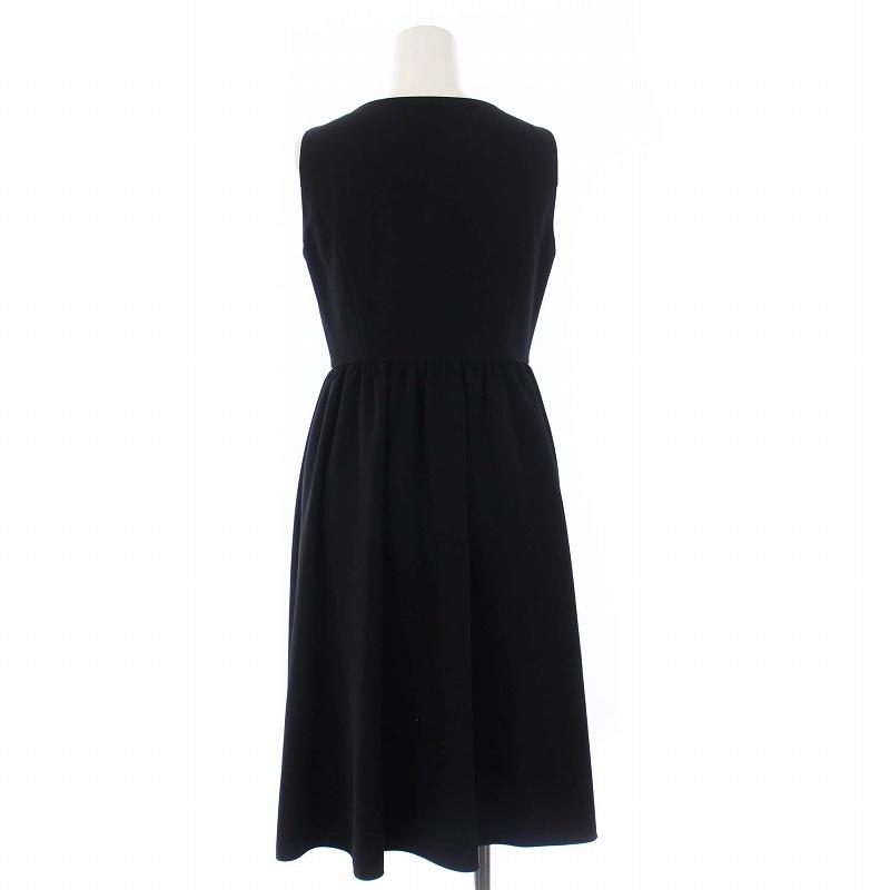 フォクシーニューヨーク FOXEY NEW YORK ノースリーブ ワンピース ひざ 