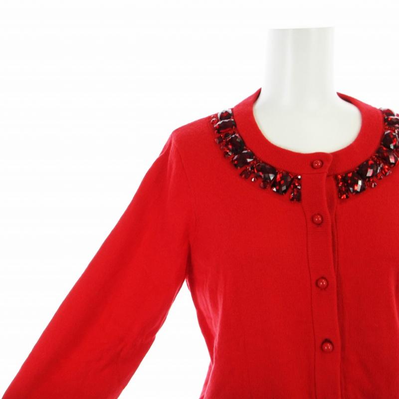 新品　kate spade new york 7分袖　ビジュー　カーディガン kate spade NEW YORK - 新品 kate spade new york 7分袖