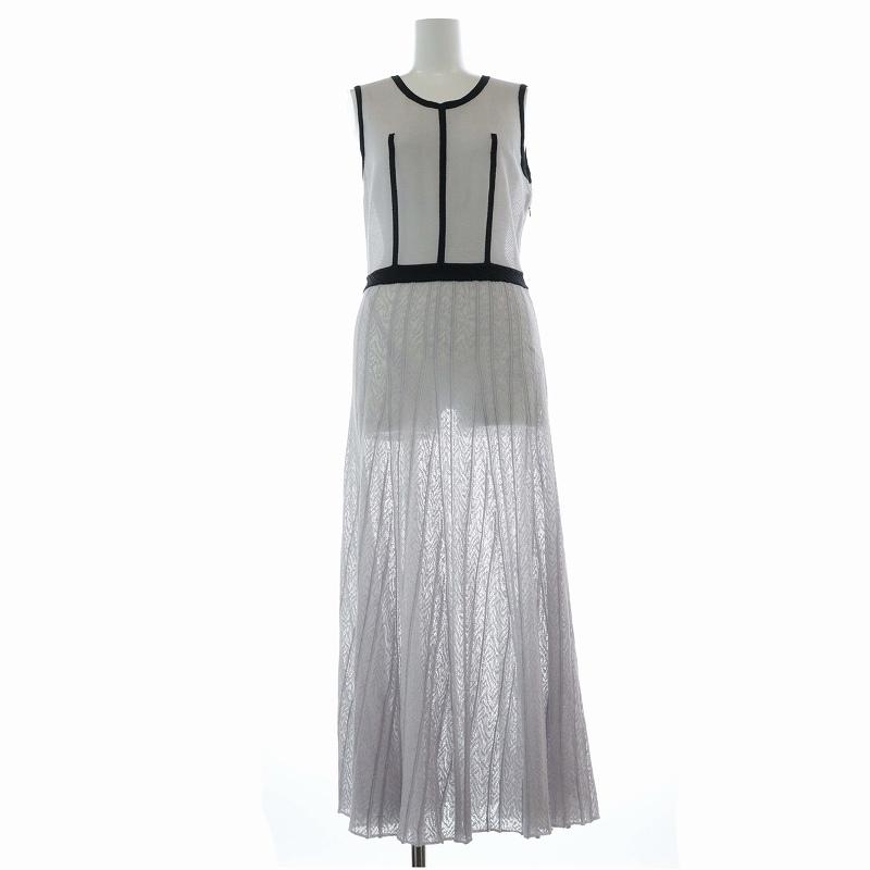 フレイアイディー FRAY I.D 22SS Lace Pleated Dress ノースリーブ 