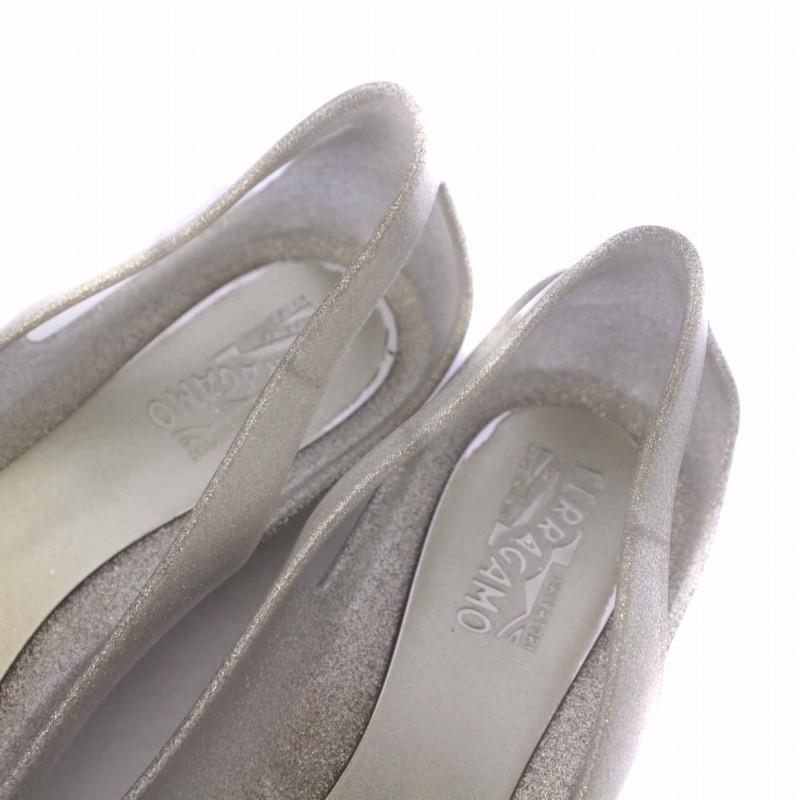 フェラガモヴァラグレーvara グレーパンプス 35.5