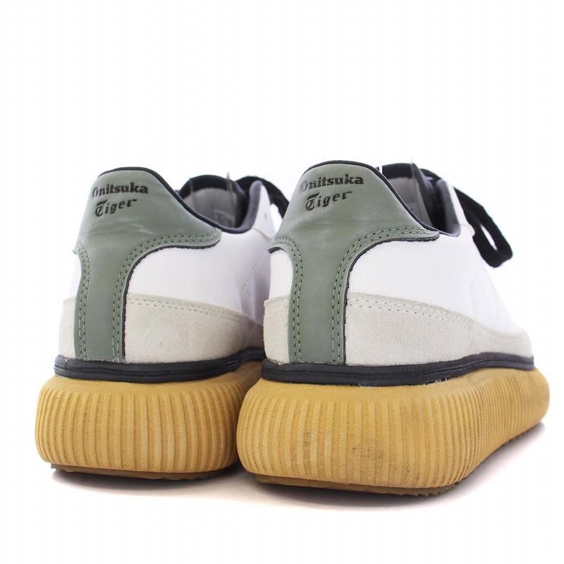 オニツカタイガー デレシティ ホワイト グリーン 24.5cm 【公式通販】