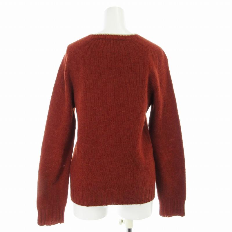 マーガレットハウエル カシミヤ混 クルーネックニット シルク混