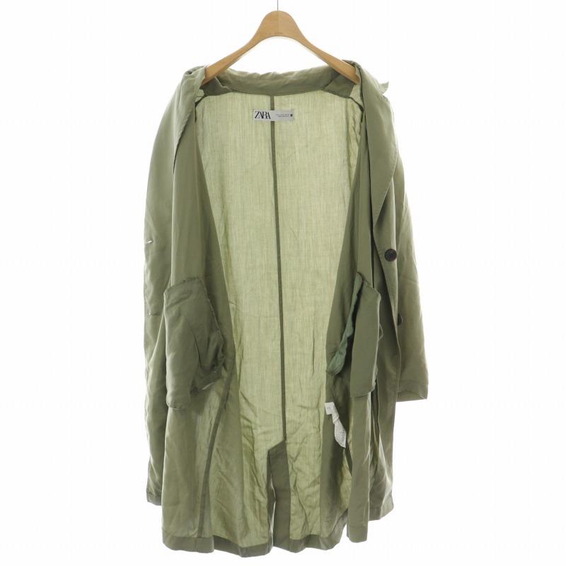 ZARA ザラ チェスターコート スプリングコート 2B M 緑 グリーン ZARA ザラ チェスターコート スプリングコート 2B M 緑 グリーン