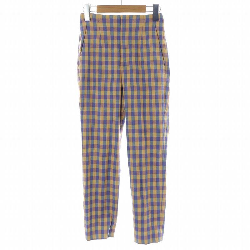 ユナイテッドアローズ UNITED ARROWS シャイニー ギンガムチェック 