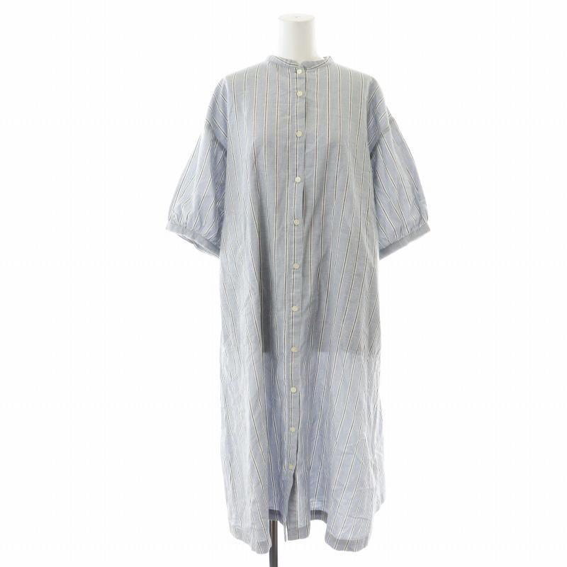 キャトルセゾン quatre saisons シャツワンピース ロング マキシ  