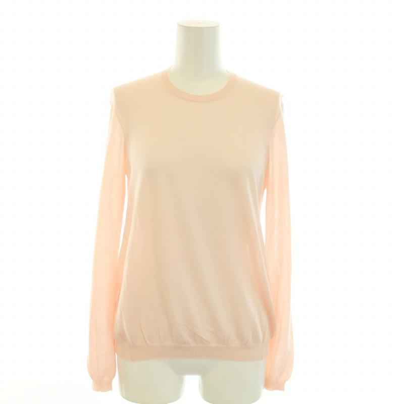 ドゥロワー Drawer シルク カシミヤ ハイゲージ クルー ニット