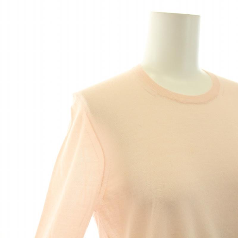 ドゥロワー Drawer シルク カシミヤ ハイゲージ クルー ニット