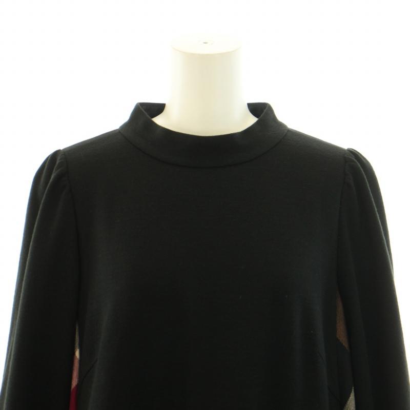 未使用品 ブルーレーベルクレストブリッジ ウールミックスポンチドレス  